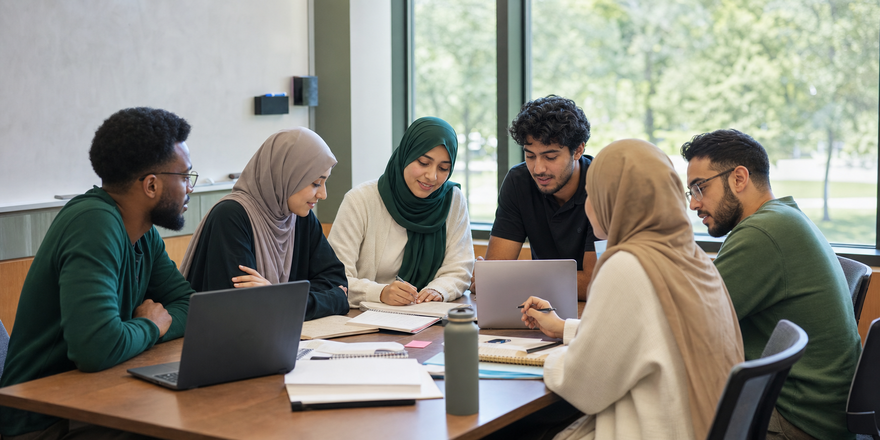 A MuslimPreMeds campus chapter planning a student event